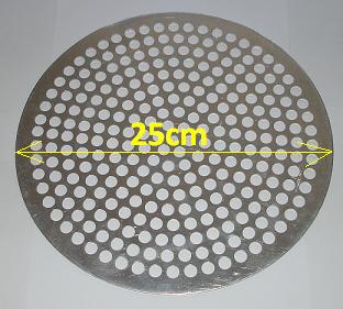 25cm delikli sac pizza screen